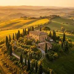 🇮🇹 Italy travel photo: tuscan villa